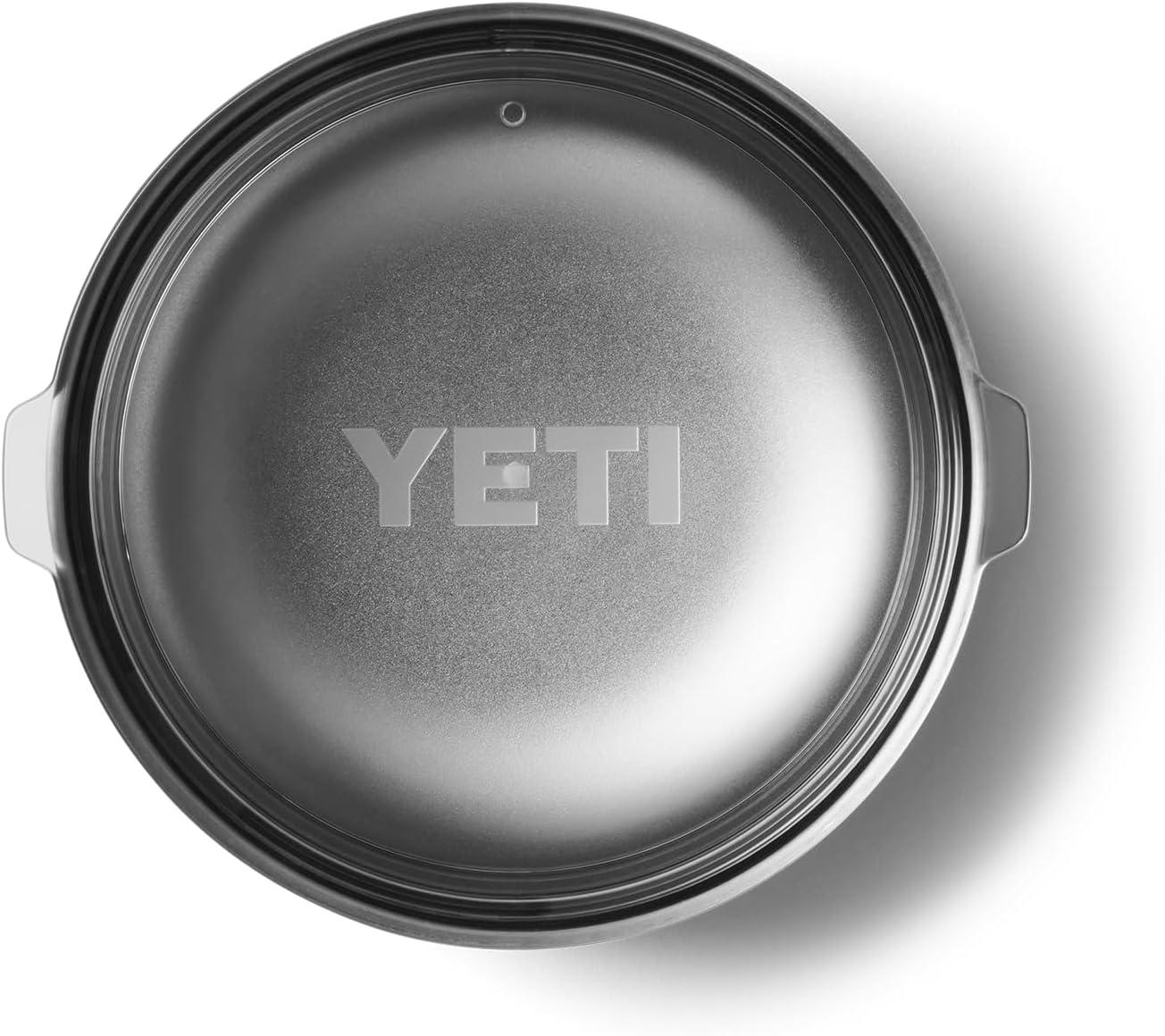 imageYETI Rambler Low Bowl Vacuum Insulated Stackable and Nestable Stainless Steel Bowl with Lid 16 Quart RidgelineCherry Blossom Textured