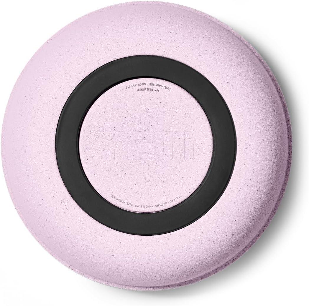 imageYETI Rambler Low Bowl Vacuum Insulated Stackable and Nestable Stainless Steel Bowl with Lid 16 Quart RidgelineCherry Blossom Textured