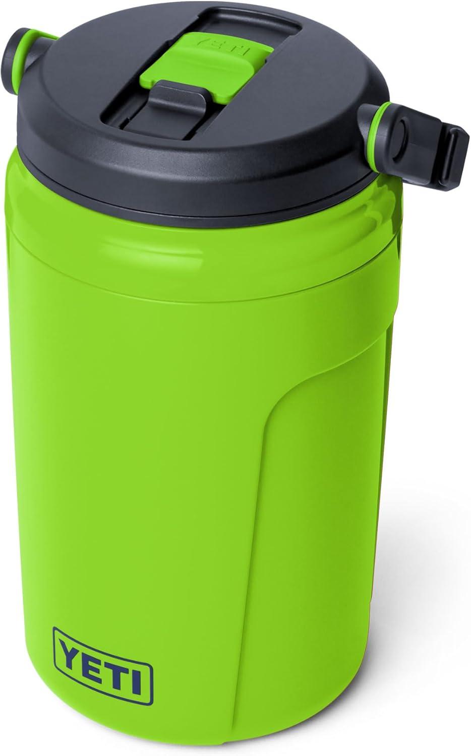 imageYETI Silo 40 oz Insulated Magslider Straw Cap Water Jug Leakproof Lightweight Sports Bottle with Fence Hook Handle Keeps Drinks IceCold Ideal for Gym Sports amp Tournaments VenomVenom