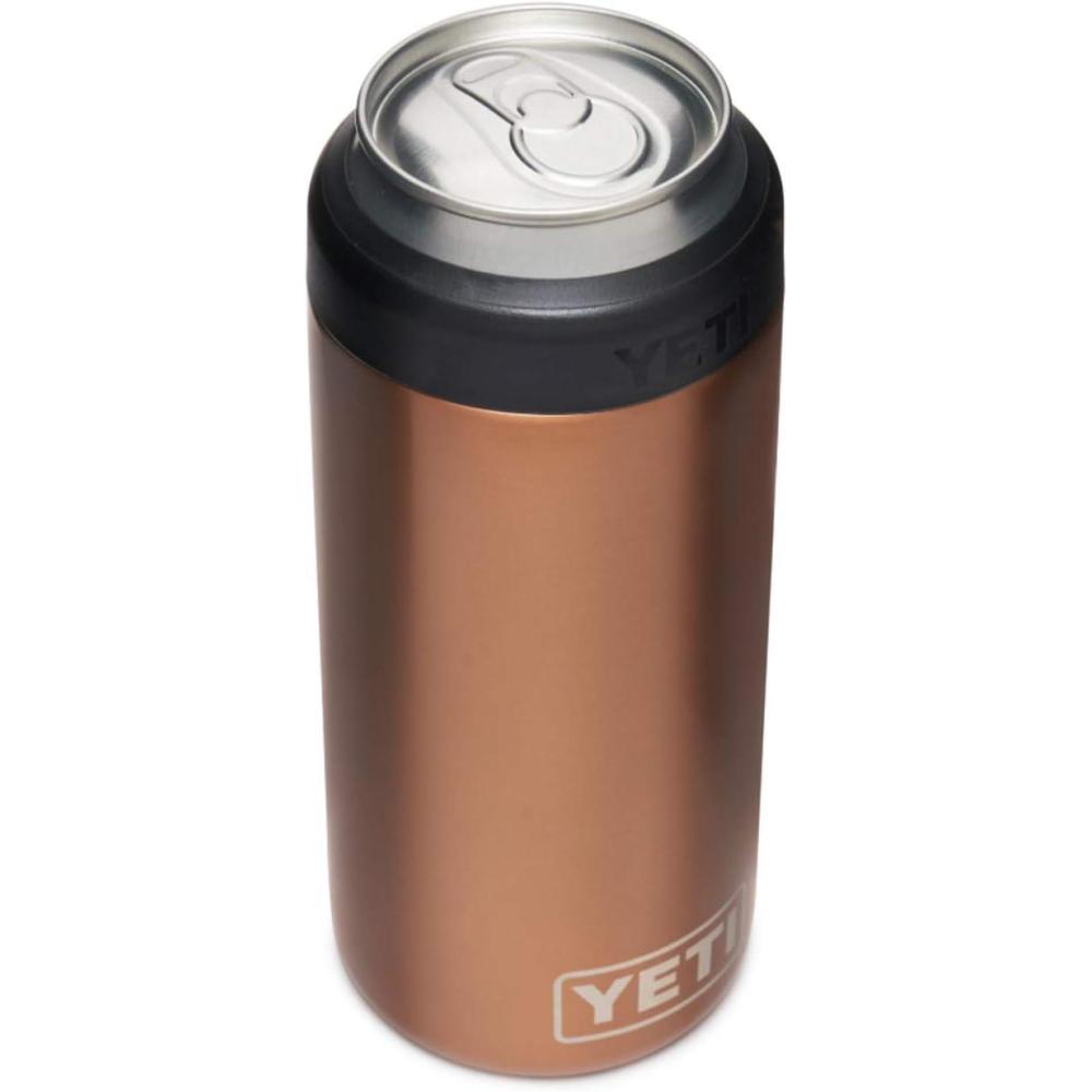 imageYETI Rambler 12 oz Colster Slim Can Insulator for the Slim Hard Seltzer Cans RidgelineCopper
