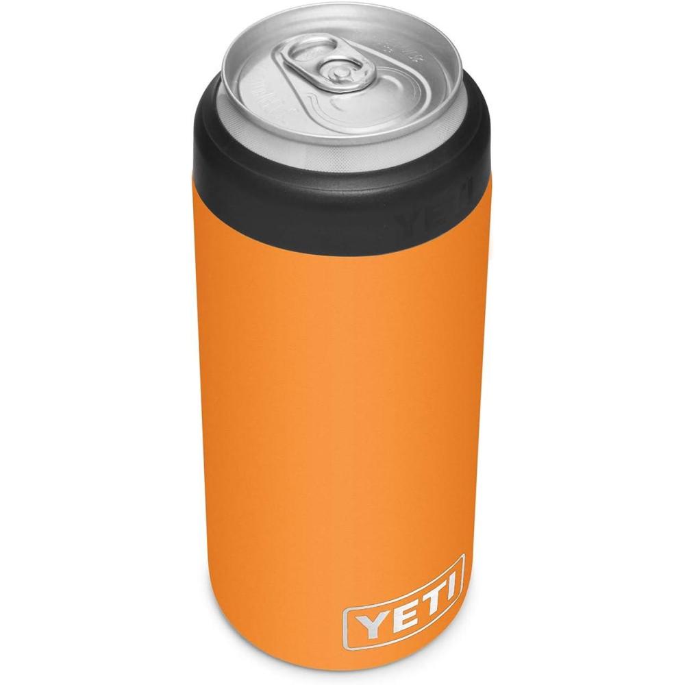 imageYETI Rambler 12 oz Colster Slim Can Insulator for the Slim Hard Seltzer Cans RidgelineKing Crab With Can Insert