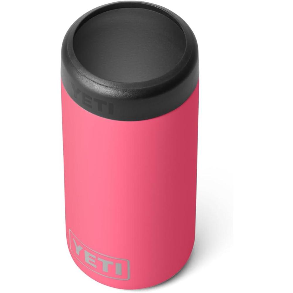 imageYETI Rambler 12 oz Colster Slim Can Insulator for the Slim Hard Seltzer Cans RidgelineTropical Pink No Can Insert