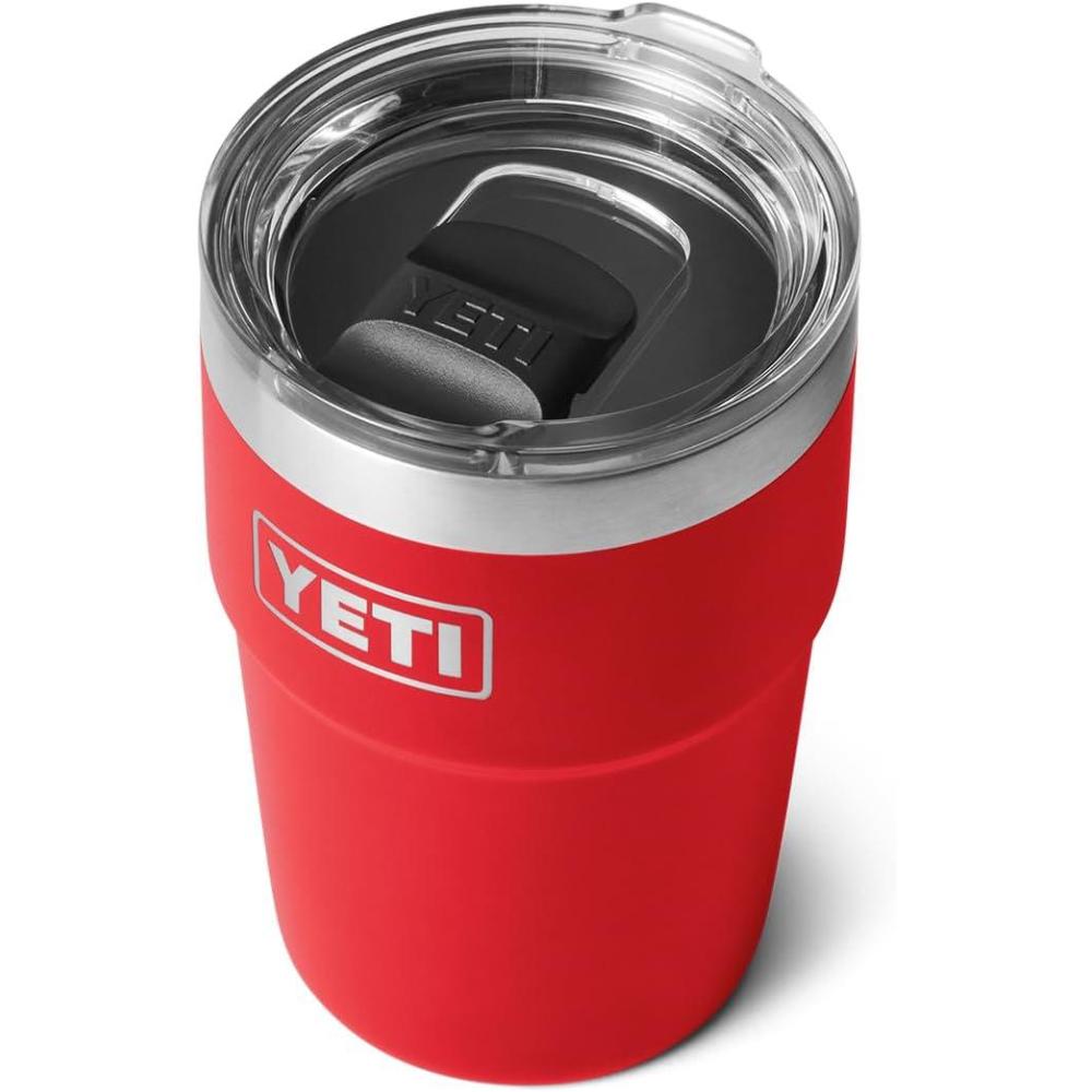 imageYETI Rambler 16 oz Stackable Tumbler Vacuum Insulated Stainless Steel with MagSlider Lid Stackable Vacuum Insulated MagSlider Lid Stackable Vacuum Insulated MagSlider LidRescue Red