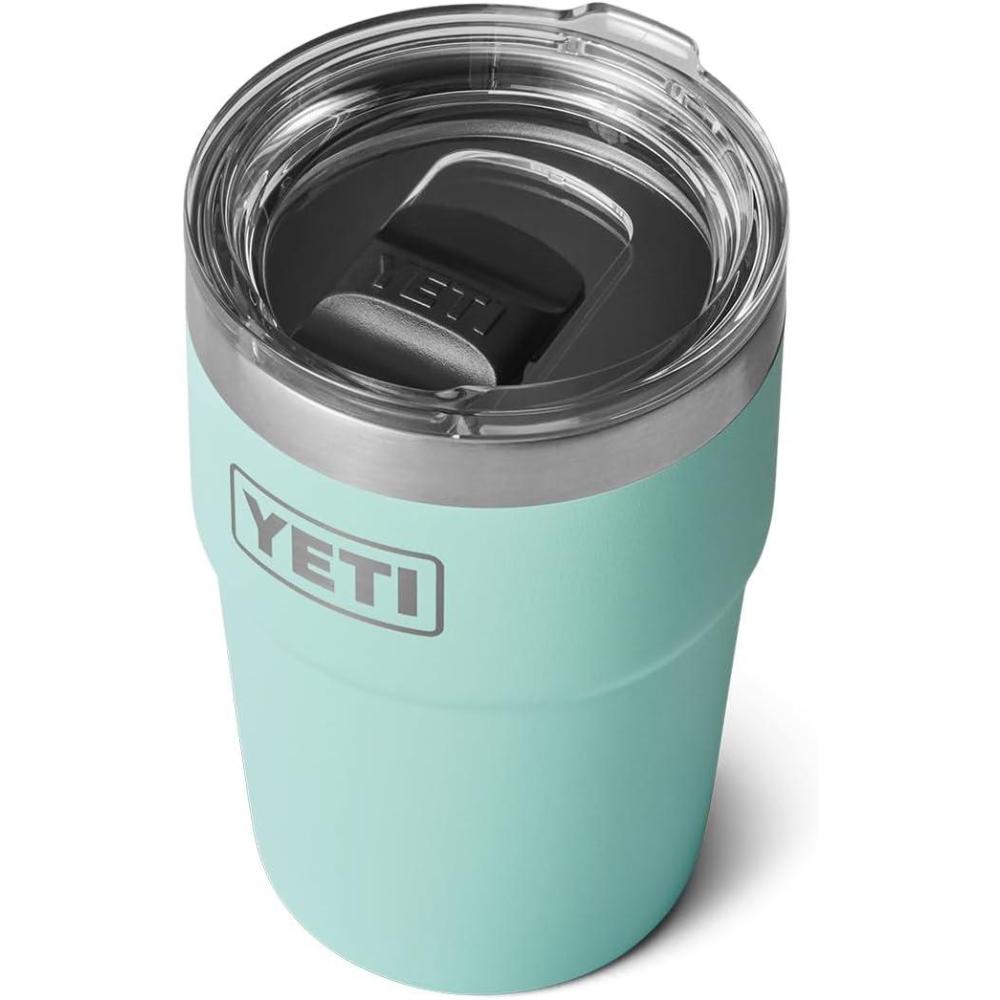 imageYETI Rambler 16 oz Stackable Tumbler Vacuum Insulated Stainless Steel with MagSlider Lid  Stackable Vacuum Insulated MagSlider Lid Stackable Vacuum Insulated MagSlider LidSeafoam