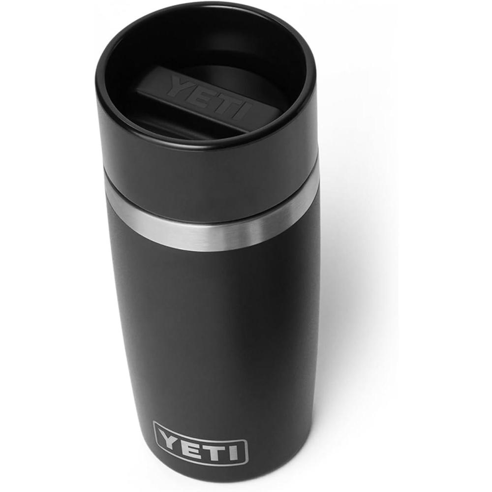 imageYETI Rambler 16 oz Travel Bottle Stainless Steel Vacuum Insulated with Leakproof Commuter Cap RidgelineBlack