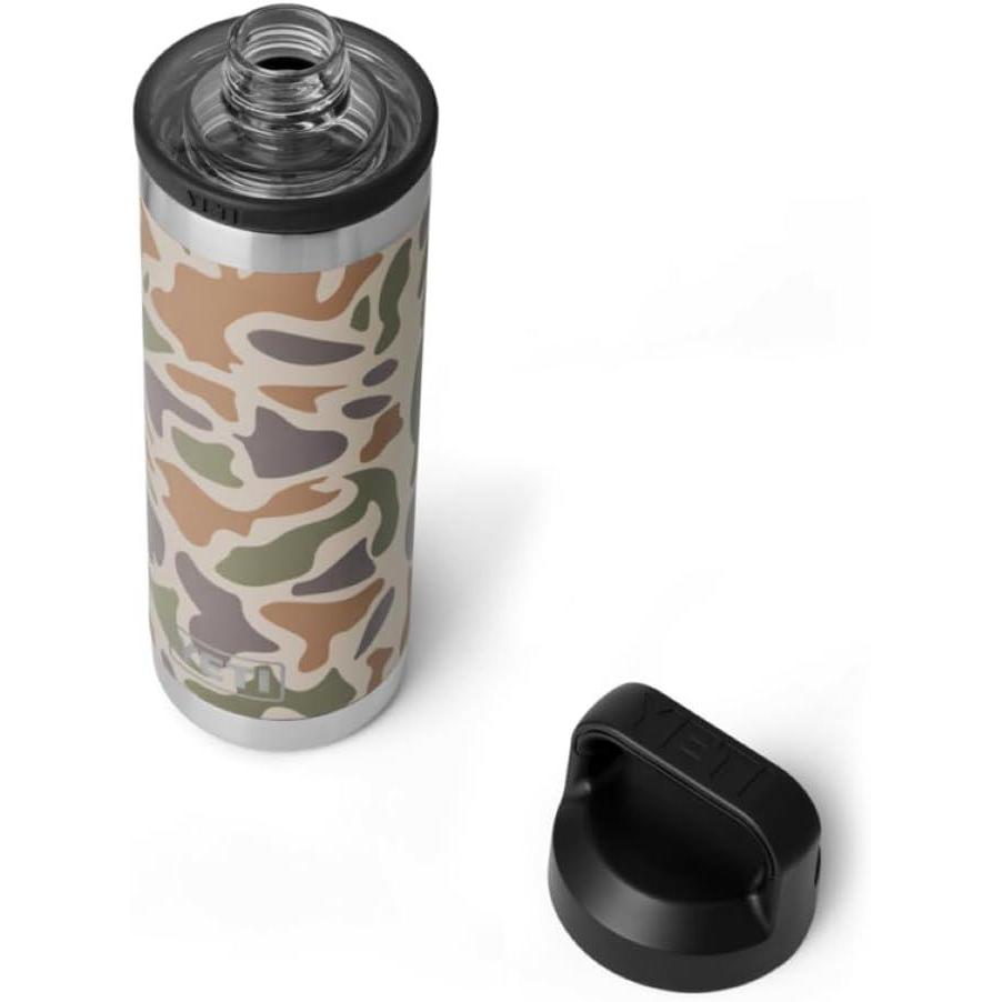 imageYETI Rambler 18 oz Bottle Leakproof Vacuum Insulated Stainless Steel with Chug Cap RidgelineTan Camo