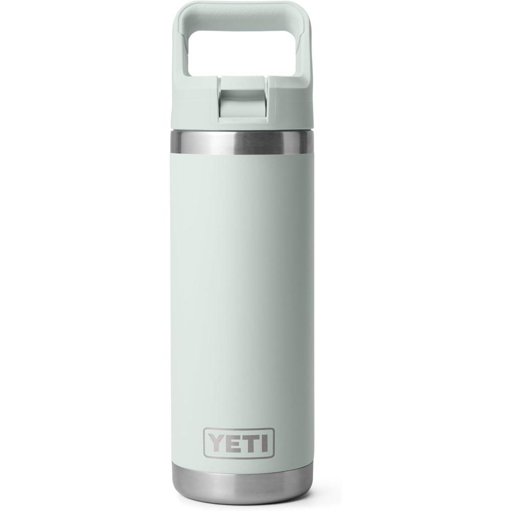 imageYETI Rambler 18 oz Bottle Vacuum Insulated Stainless Steel with Color Matching Straw Cap VenomRidgeline
