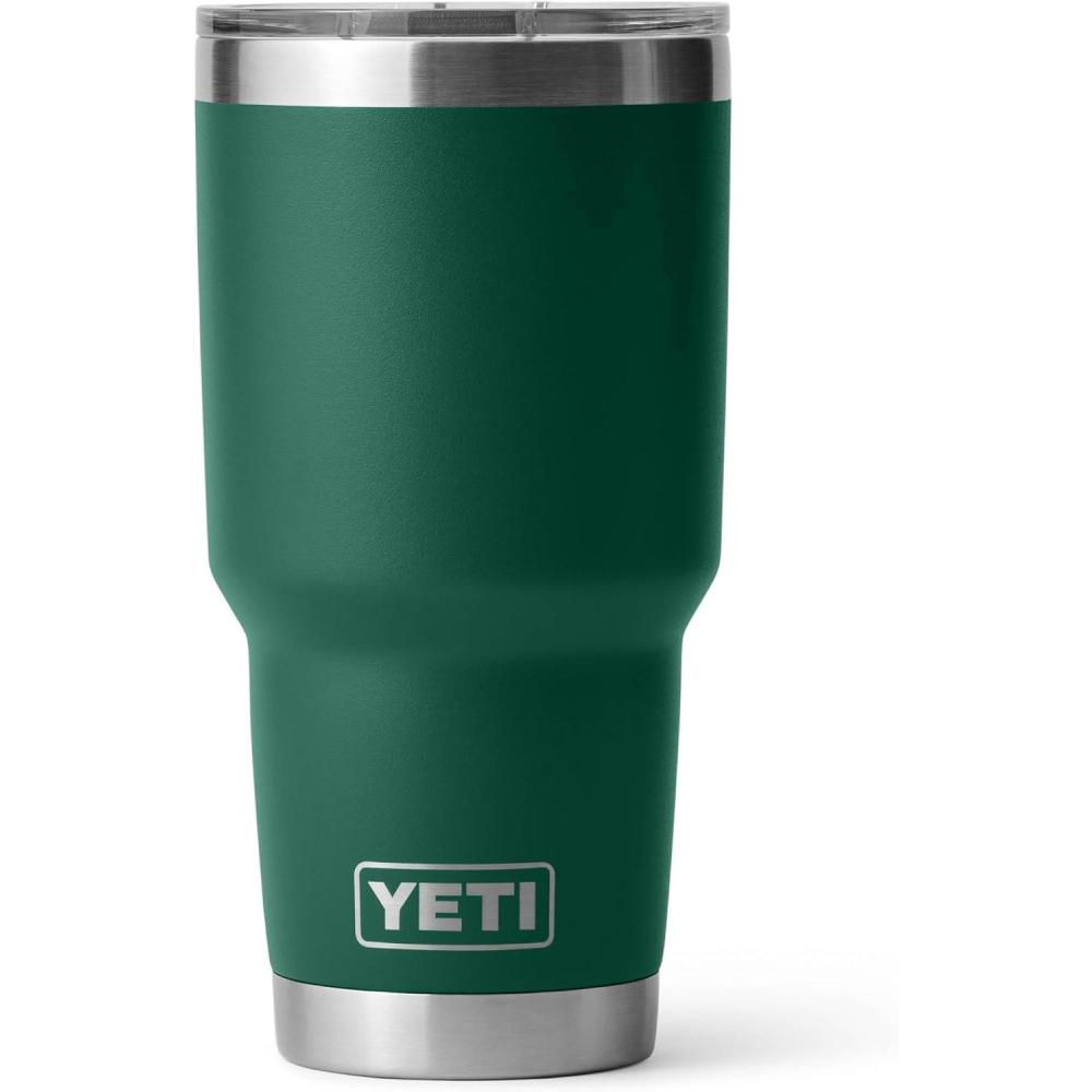 imageYETI Rambler 30 oz Tumbler Stainless Steel Vacuum Insulated with MagSlider Lid RidgelineBlack Forest Green