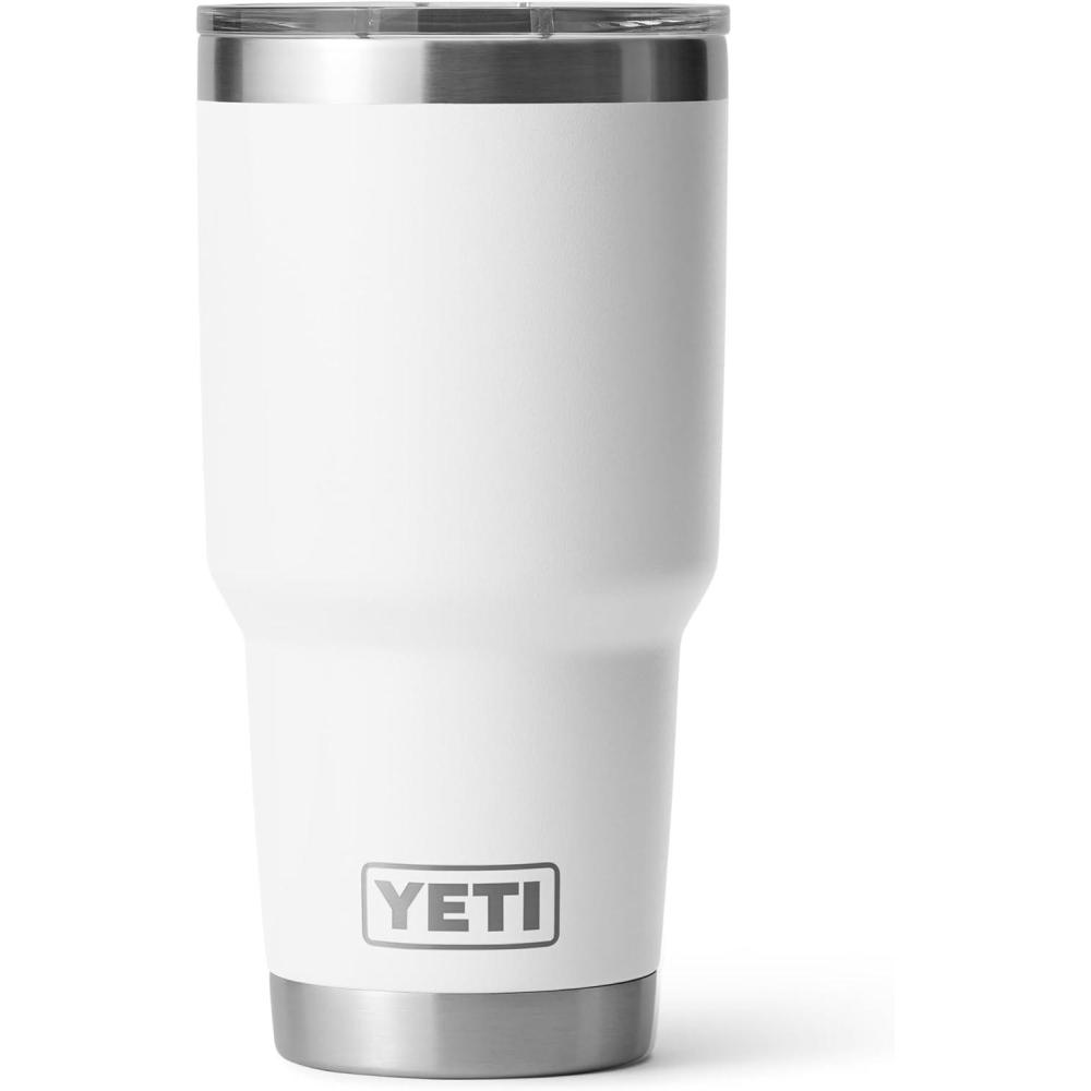 imageYETI Rambler 30 oz Tumbler Stainless Steel Vacuum Insulated with MagSlider Lid RidgelineWhite