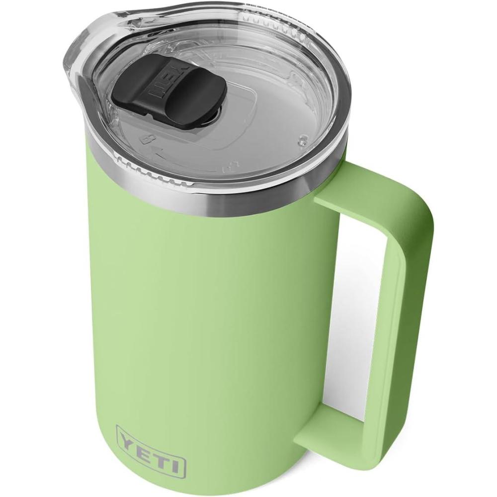 imageYETI Rambler 64 oz Pitcher Vacuum Insulated Stainless Steel with MagSlider Lid RidgelineKey Lime