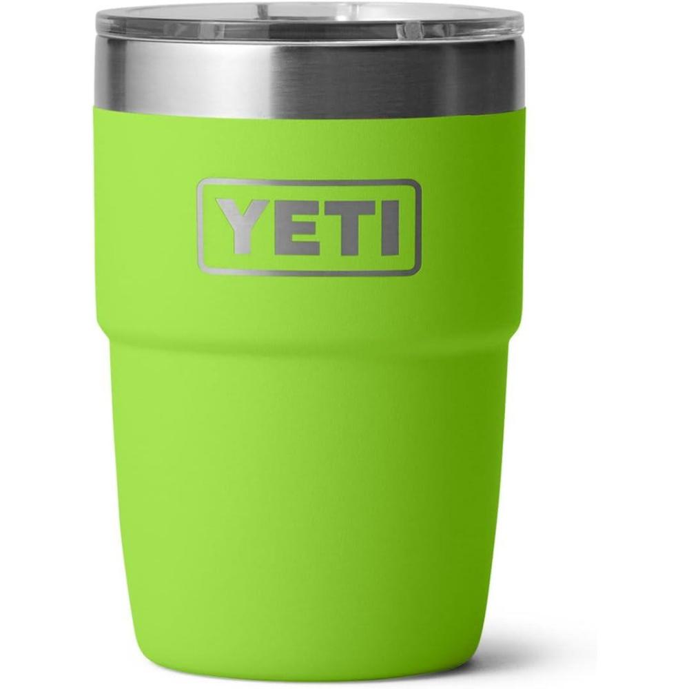 imageYETI Rambler 8 oz Insulated Coffee Mug with Lid  Stackable DoubleWall Vacuum Insulated Coffee Cup  DuraSip Ceramic Lining  BaristaFriendly Design  Stainless Steel  Dishwasher SafeVenom