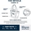 YETI Camino 35 Carryall with Internal Dividers, All-Purpose Utility, Boat and Beach Tote Bag, Durable, Waterproof(King Crab)
