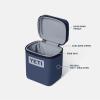 YETI Daytrip 2L Insulated Soft Cooler Snack Box, Rescue Red(Venom)