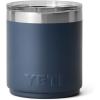 YETI Rambler 10 oz Ceramic Lined Lowball 2.0, Vacuum Insulated with MagSlider Lid, Cape Taupe(Navy)