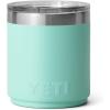YETI Rambler 10 oz Ceramic Lined Lowball 2.0, Vacuum Insulated with MagSlider Lid, Cape Taupe(Seafoam)