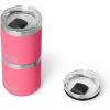YETI Rambler 10 oz Ceramic Lined Lowball 2.0, Vacuum Insulated with MagSlider Lid, Cape Taupe(Tropical Pink)