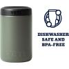 YETI Rambler 12 oz. Colster Can Insulator for Standard Size Cans, Venom(Camp Green (No Can Insert))