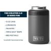 YETI Rambler 12 oz. Colster Can Insulator for Standard Size Cans, Venom(Charcoal)