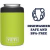 YETI Rambler 12 oz. Colster Can Insulator for Standard Size Cans, Venom(Chartreuse)