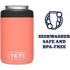 YETI Rambler 12 oz. Colster Can Insulator for Standard Size Cans, Venom(Coral)