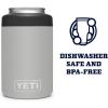 YETI Rambler 12 oz. Colster Can Insulator for Standard Size Cans, Venom(Granite Gray)