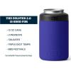 YETI Rambler 12 oz. Colster Can Insulator for Standard Size Cans, Venom(Offshore Blue)
