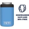 YETI Rambler 12 oz. Colster Can Insulator for Standard Size Cans, Venom(Pacific Blue)