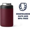 YETI Rambler 12 oz. Colster Can Insulator for Standard Size Cans, Venom(Wild Vine Red (No Can Insert))