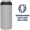 YETI Rambler 12 oz. Colster Slim Can Insulator for the Slim Hard Seltzer Cans, Ridgeline(Granite Gray (With Can Insert))