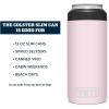 YETI Rambler 12 oz. Colster Slim Can Insulator for the Slim Hard Seltzer Cans, Ridgeline(Ice Pink (With Can Insert))