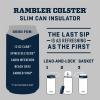 YETI Rambler 12 oz. Colster Slim Can Insulator for the Slim Hard Seltzer Cans, Ridgeline(Key Lime (No Can Insert))