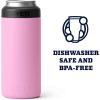 YETI Rambler 12 oz. Colster Slim Can Insulator for the Slim Hard Seltzer Cans, Ridgeline(Power Pink (No Can Insert))