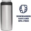 YETI Rambler 12 oz. Colster Slim Can Insulator for the Slim Hard Seltzer Cans, Ridgeline(Stainless (No Can Insert))