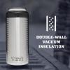 YETI Rambler 12 oz. Colster Slim Can Insulator for the Slim Hard Seltzer Cans, Ridgeline(White (With Can Insert))