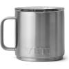 YETI Rambler 14 oz Ceramic Lined Stackable Mug, Vacuum Insulated, Stainless Steel with MagSlider Lid, Ridgeline(Stainless)