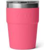 YETI Rambler 16 oz Stackable Tumbler, Vacuum Insulated, Stainless Steel with MagSlider Lid | Stackable, Vacuum Insulated, MagSlider Lid, Stackable, Vacuum Insulated, MagSlider Lid(Tropical Pink)