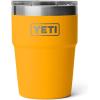 YETI Rambler 16 oz Stackable Tumbler, Vacuum Insulated, Stainless Steel with MagSlider Lid | Stackable, Vacuum Insulated, MagSlider Lid, Stackable, Vacuum Insulated, MagSlider Lid(Beekeeper)