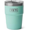 YETI Rambler 16 oz Stackable Tumbler, Vacuum Insulated, Stainless Steel with MagSlider Lid | Stackable, Vacuum Insulated, MagSlider Lid, Stackable, Vacuum Insulated, MagSlider Lid(Seafoam)