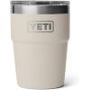 YETI Rambler 16 oz Stackable Tumbler, Vacuum Insulated, Stainless Steel with MagSlider Lid | Stackable, Vacuum Insulated, MagSlider Lid, Stackable, Vacuum Insulated, MagSlider Lid(Cape Taupe)