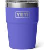 YETI Rambler 16 oz Stackable Tumbler, Vacuum Insulated, Stainless Steel with MagSlider Lid | Stackable, Vacuum Insulated, MagSlider Lid, Stackable, Vacuum Insulated, MagSlider Lid(Ultramarine Violet)
