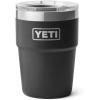 YETI Rambler 16 oz Stackable Tumbler, Vacuum Insulated, Stainless Steel with MagSlider Lid | Stackable, Vacuum Insulated, MagSlider Lid, Stackable, Vacuum Insulated, MagSlider Lid(Black)