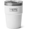 YETI Rambler 16 oz Stackable Tumbler, Vacuum Insulated, Stainless Steel with MagSlider Lid | Stackable, Vacuum Insulated, MagSlider Lid, Stackable, Vacuum Insulated, MagSlider Lid(White)