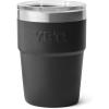 YETI Rambler 16 oz Stackable Tumbler, Vacuum Insulated, Stainless Steel with MagSlider Lid | Stackable, Vacuum Insulated, MagSlider Lid, Stackable, Vacuum Insulated, MagSlider Lid(Black)