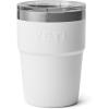 YETI Rambler 16 oz Stackable Tumbler, Vacuum Insulated, Stainless Steel with MagSlider Lid | Stackable, Vacuum Insulated, MagSlider Lid, Stackable, Vacuum Insulated, MagSlider Lid(White)