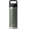 YETI Rambler 18 oz Bottle, Leakproof, Vacuum Insulated, Stainless Steel with Chug Cap, Ridgeline(Camp Green)