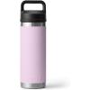 YETI Rambler 18 oz Bottle, Leakproof, Vacuum Insulated, Stainless Steel with Chug Cap, Ridgeline(Cherry Blossom – Textured)