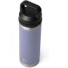 YETI Rambler 18 oz Bottle, Leakproof, Vacuum Insulated, Stainless Steel with Chug Cap, Ridgeline(Cosmic Lilac)