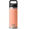 YETI Rambler 18 oz Bottle, Leakproof, Vacuum Insulated, Stainless Steel with Chug Cap, Ridgeline(Low Country Peach)