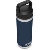 YETI Rambler 18 oz Bottle, Leakproof, Vacuum Insulated, Stainless Steel with Chug Cap, Ridgeline(Navy)