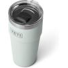 YETI Rambler 20 oz Stackable Tumbler, Stainless Steel, Vacuum Insulated with MagSlider Lid(Ridgeline)